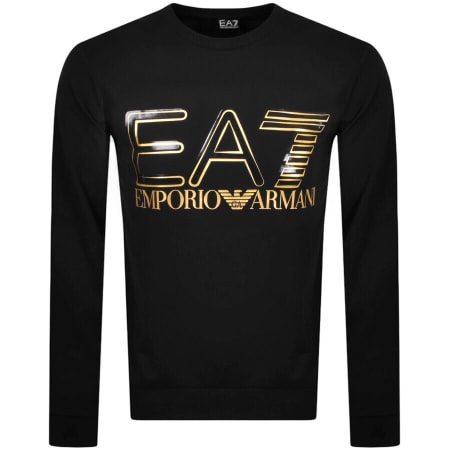 Product Image for EA7 Emporio Armani Logo Sweatshirt Black