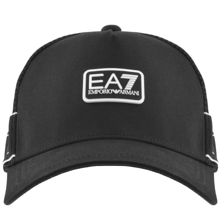 Product Image for EA7 Emporio Armani Logo Trucker Cap Black