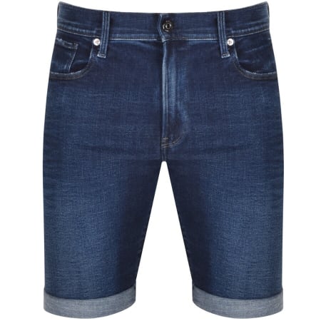 Product Image for G Star Raw 3301 Denim Dark Wash Shorts Blue