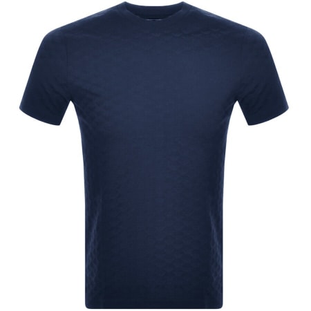 Product Image for Emporio Armani Logo Short Sleeved T Shirt Blue