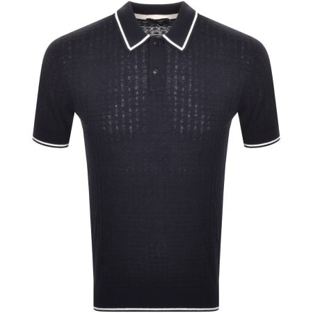Product Image for Ted Baker Pitfeld Short Sleeve Polo T Shirt Navy