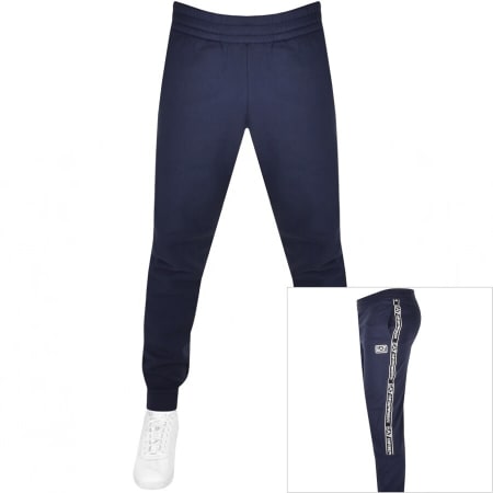 Product Image for EA7 Emporio Armani Logo Jogging Bottoms Navy