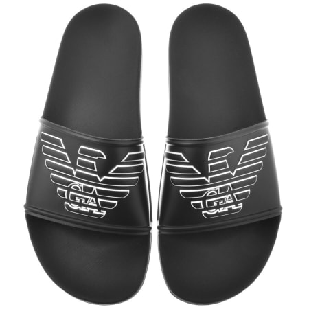 Product Image for Emporio Armani Logo Sliders Black
