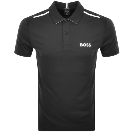Product Image for BOSS Paddy Tech Polo T Shirt Black
