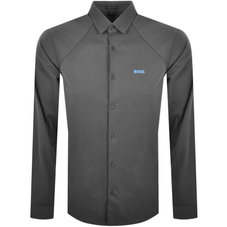 Product Image for BOSS Performance Long Sleeved Shirt Grey
