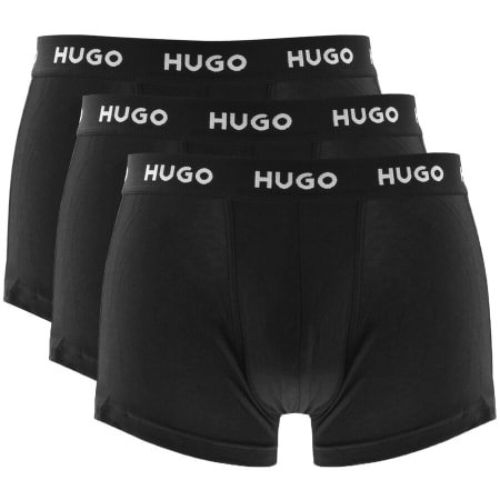 Product Image for HUGO Triple Pack Boxer Trunks Black