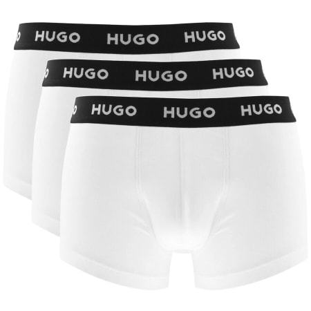 Product Image for HUGO Triple Pack Boxer Trunks White