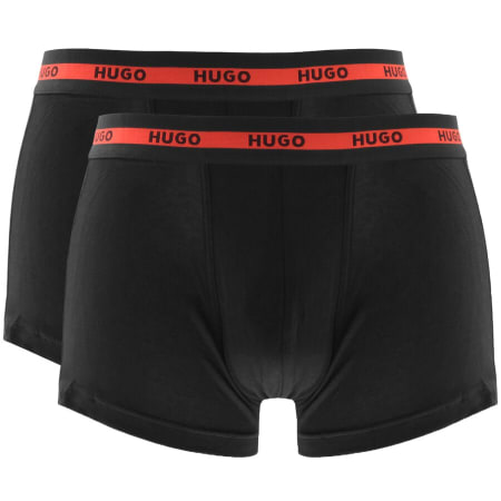 Product Image for HUGO Double Pack Boxers Black
