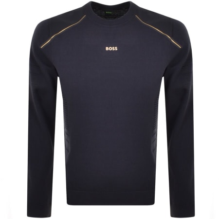 Product Image for BOSS Rowler Knit Jumper Navy