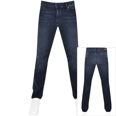 Product Image for BOSS Maine Regular Fit Jeans Navy