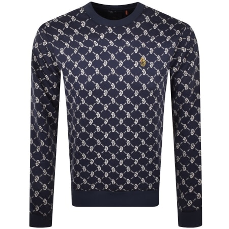 Product Image for Luke 1977 Gazza Tears Sweatshirt Navy