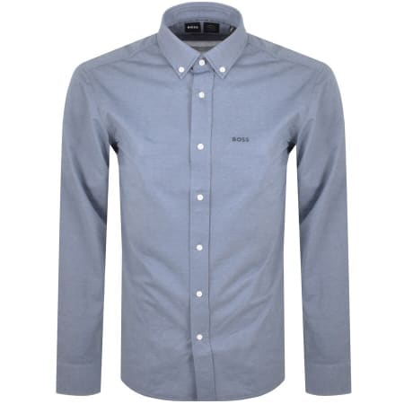 Product Image for BOSS P Joe Long Sleeve Shirt Blue