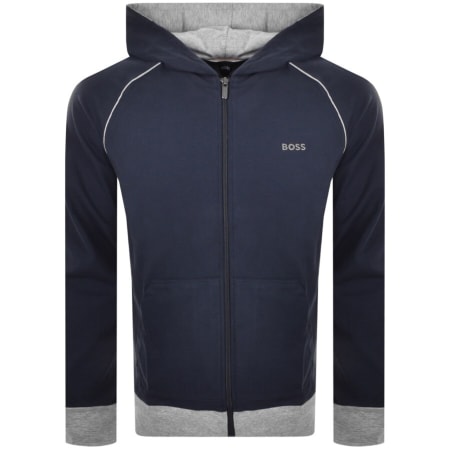 Product Image for BOSS Bodywear Lounge Full Zip Hoodie Navy