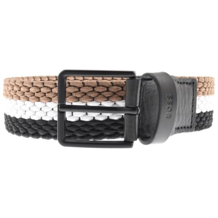 Product Image for BOSS Woven Tape Belt Black
