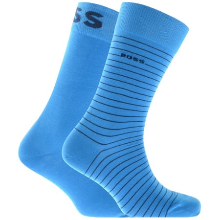 Product Image for BOSS Double Pack Socks Blue