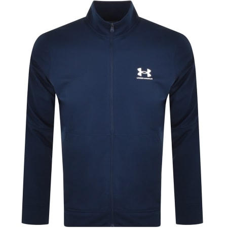 Product Image for Under Armour Fitted Pique Full Zip Track Top Navy