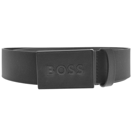 Product Image for BOSS Icon Leather Belt Black