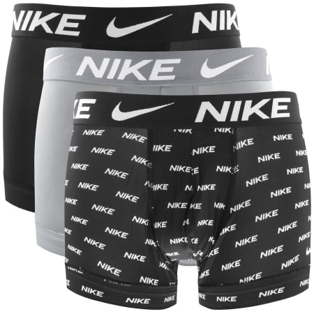 Product Image for Nike Logo 3 Pack Boxer Trunks Black