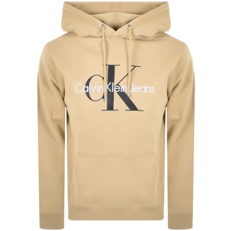 Product Image for Calvin Klein Jeans Monogram Logo Hoodie Beige