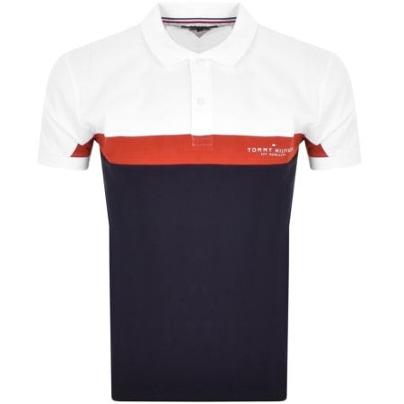 Product Image for Tommy Hilfiger Colour Block Polo T Shirt White