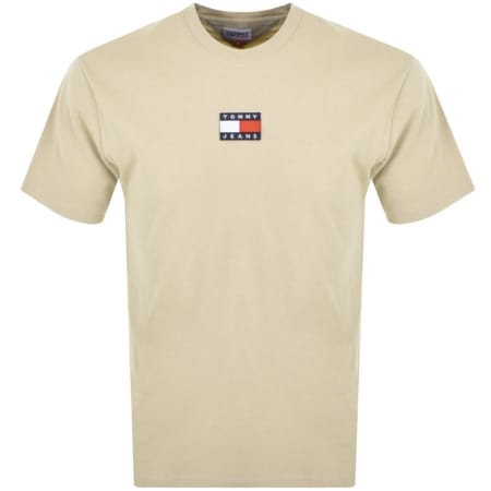 Product Image for Tommy Jeans Logo T Shirt Beige