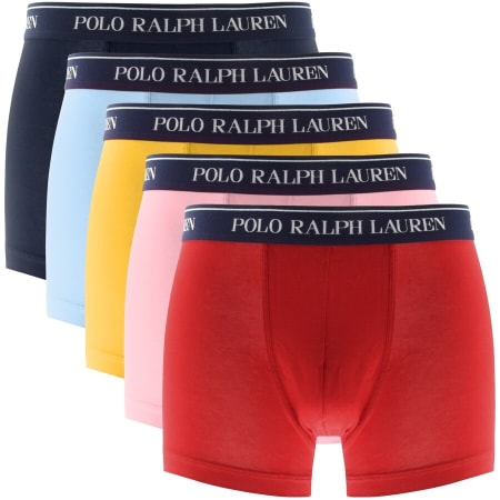 Product Image for Ralph Lauren Underwear 5 Pack Boxer Trunks Navy