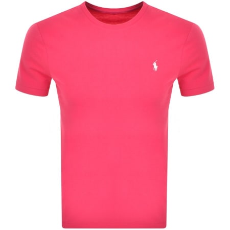 Product Image for Ralph Lauren Crew Neck Slim Fit T Shirt Pink