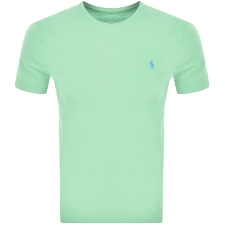 Product Image for Ralph Lauren Crew Neck Slim Fit T Shirt Green