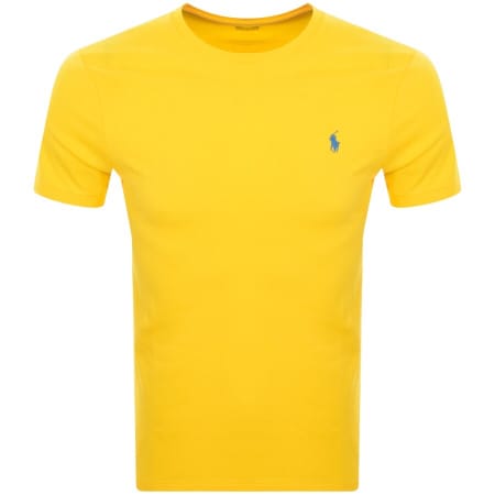 Product Image for Ralph Lauren Crew Neck Slim Fit T Shirt Yellow