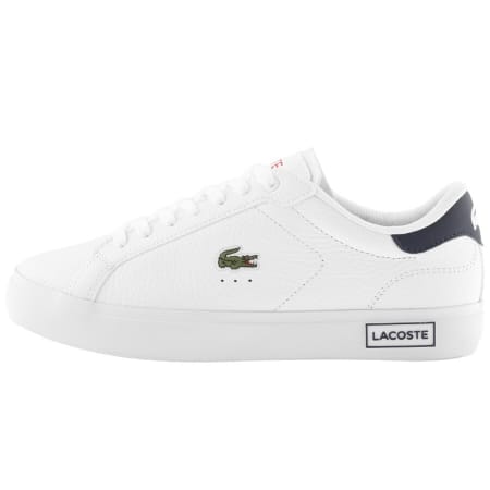 Product Image for Lacoste Powercourt Leather Trainers White