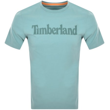 Product Image for Timberland Logo T Shirt Blue