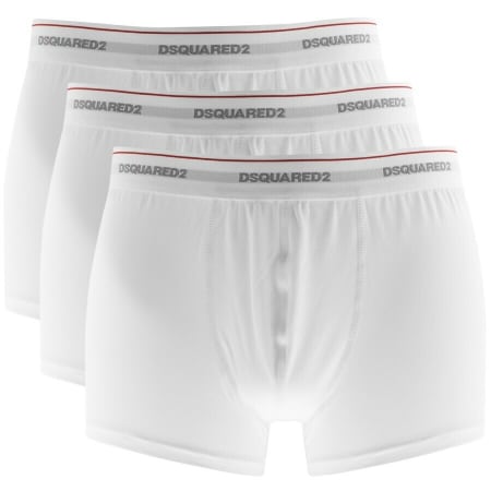 Product Image for DSQUARED2 Underwear Triple Pack Trunks White