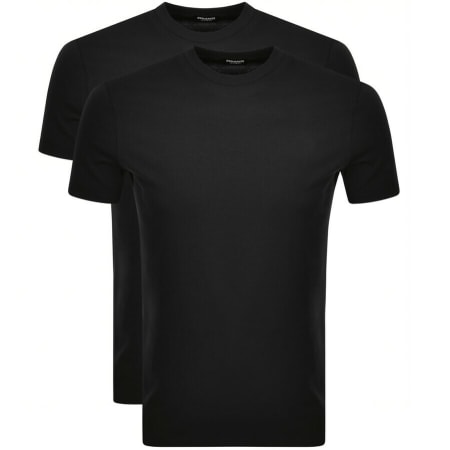Product Image for DSQUARED2 2 Pack T Shirts Black