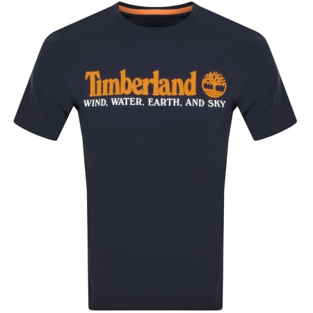 Product Image for Timberland WWES Logo T Shirt Navy