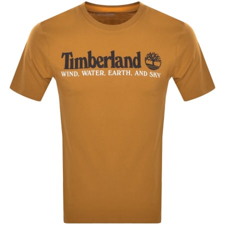 Product Image for Timberland WWES Logo T Shirt Brown