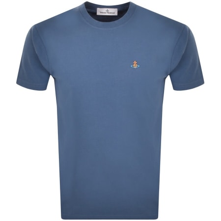 Product Image for Vivienne Westwood Classic Logo T Shirt Blue