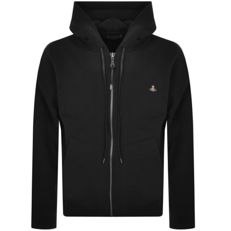 Product Image for Vivienne Westwood Rugged Zip Hoodie Black