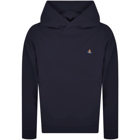 Product Image for Vivienne Westwood Logo Hoodie Navy
