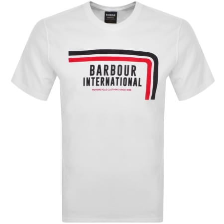 Product Image for Barbour International Grasstrack T Shirt White