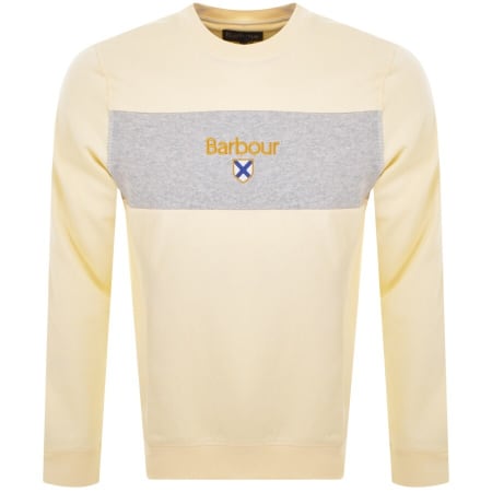 Product Image for Barbour Panel Sweatshirt Cream
