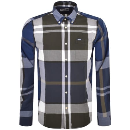 Product Image for Barbour Harris Check Long Sleeved Shirt Navy