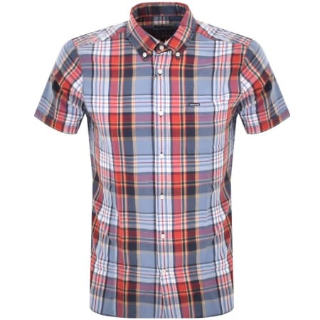 Product Image for Barbour Abney Short Sleeved Shirt Blue