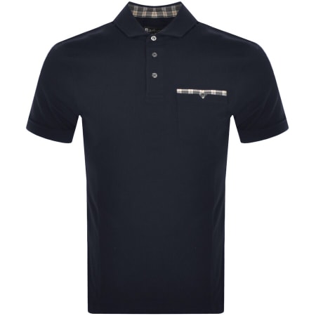 Product Image for Barbour Corpatch Short Sleeve Polo T Shirt Navy