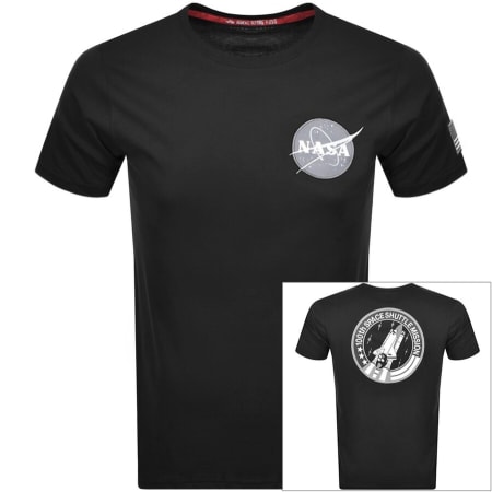 Product Image for Alpha Industries Space Shuttle Logo T Shirt Black