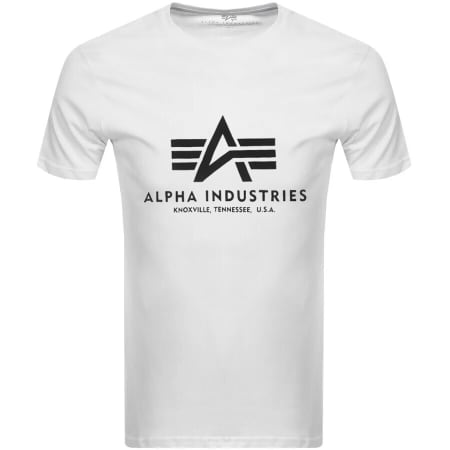 Product Image for Alpha Industries Basic Logo T Shirt White