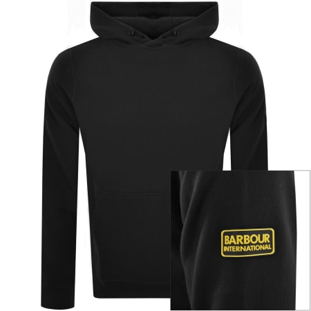 Product Image for Barbour International Legacy Logo Hoodie Black