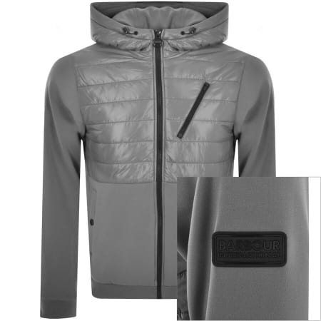 Product Image for Barbour International Metric Hoodie Grey