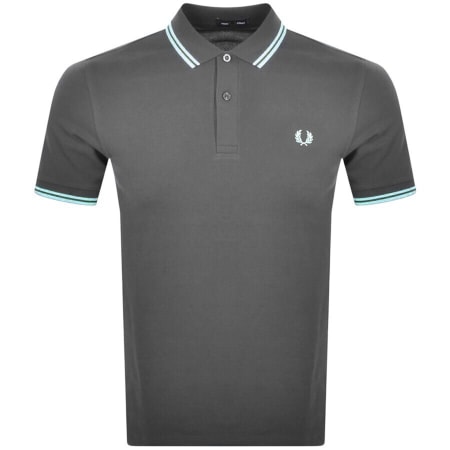 Product Image for Fred Perry Twin Tipped Polo T Shirt Grey