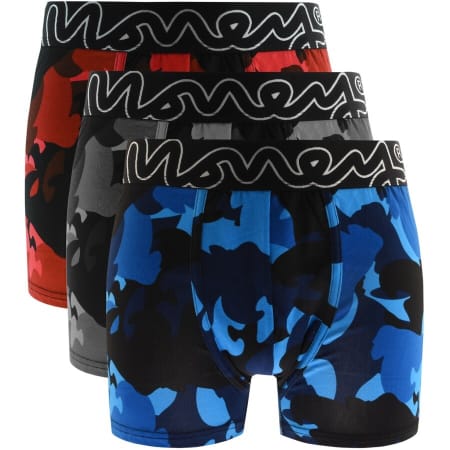 Product Image for Money 3 Pack Ape Camo Trunks Black