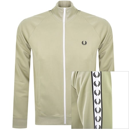 Product Image for Fred Perry Laurel Taped Track Top Green